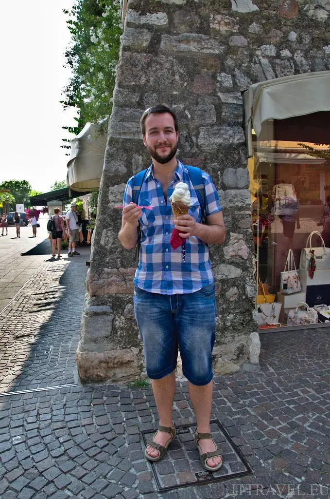 Enormous Ice Cream in Sirmione