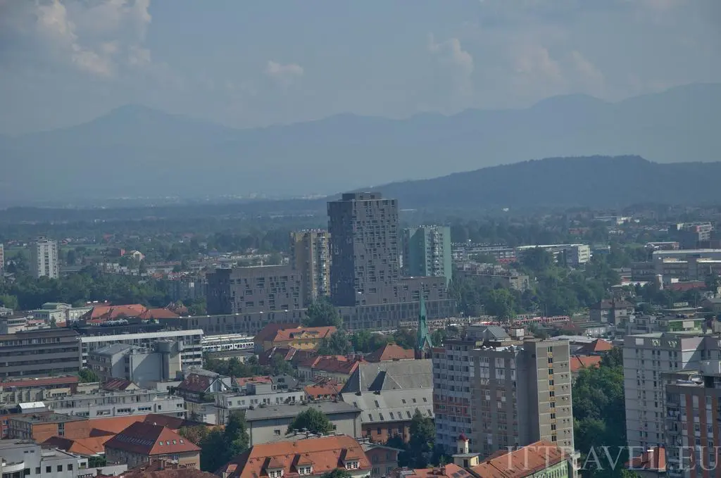 View from Ljubljana castle