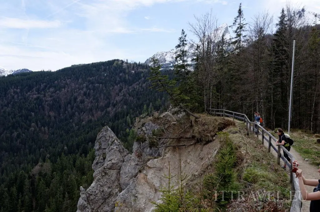 View from Grünstein hütte, where we stopped for lunch