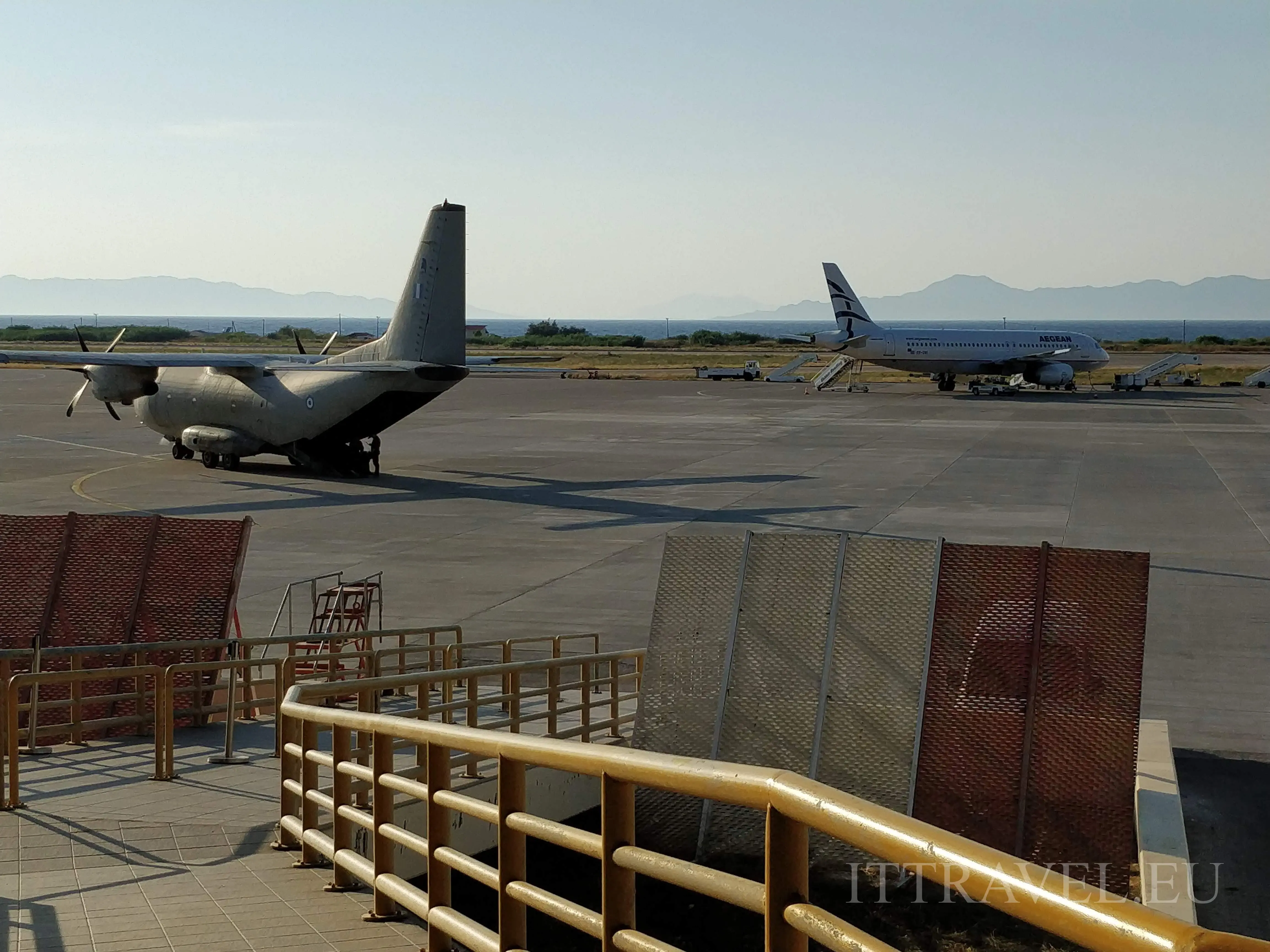 Planes on Rhodes Airport