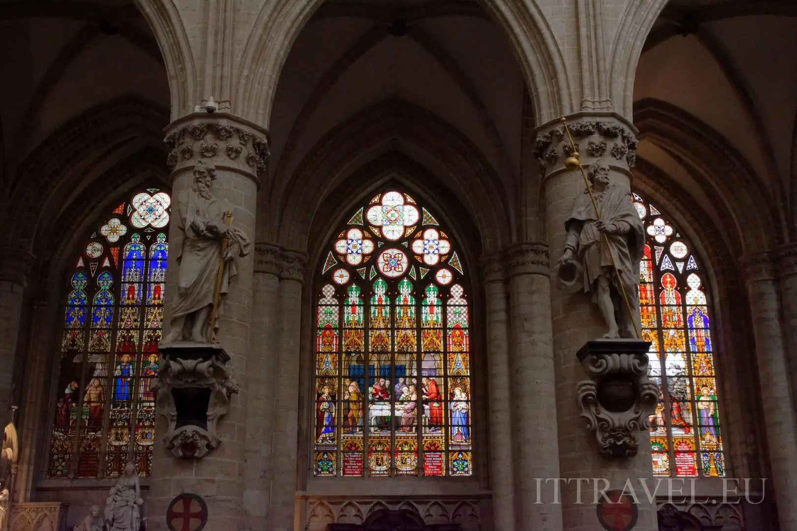 Cathedral of St. Michael and St. Gudula - stained glass