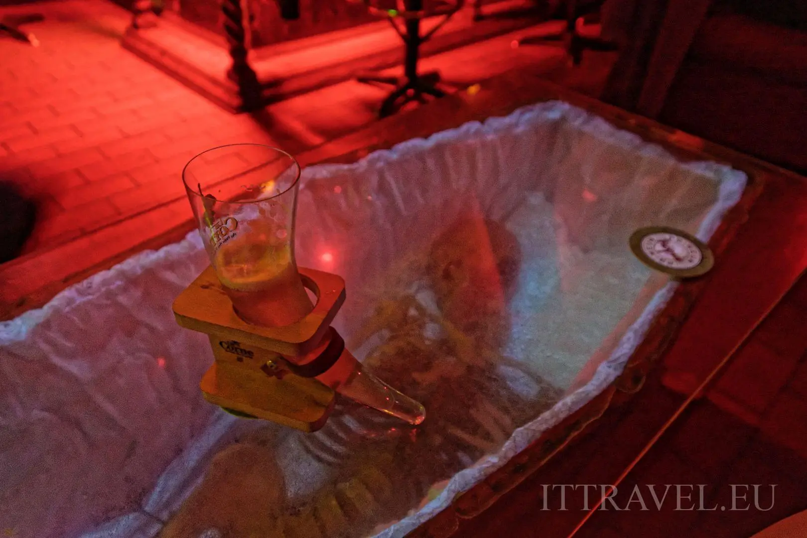 Le Cercueil - our "viking" beer on "table" ;)