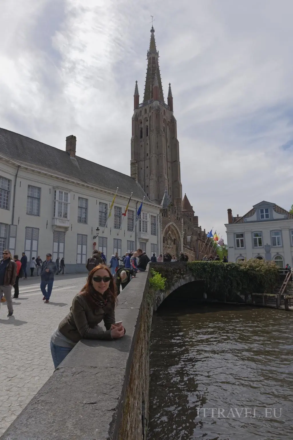 In background - Church of Our Lady
